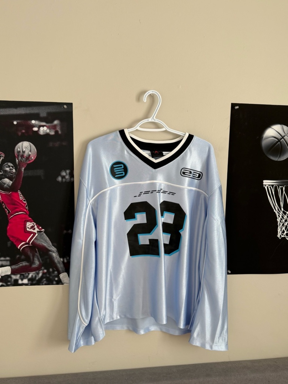 Jordan 23 Flight Long Sleeve Top - Light Blue | Taille L | Comme neuf